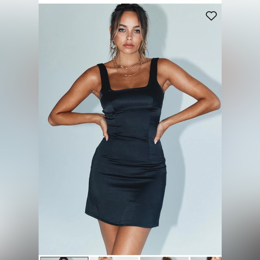 Princess Polly black mini dress NWT size 0